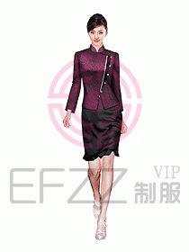 中餐服務(wù)員服裝設(shè)計(jì)效果圖1037