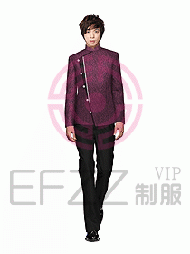 中餐服務員服裝設計效果圖1040