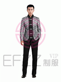 中餐服務員服裝設計效果圖1056