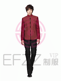 中餐服務員服裝設計效果圖1063