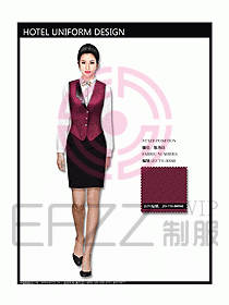 西餐服務(wù)員制服設(shè)計(jì)效果圖708