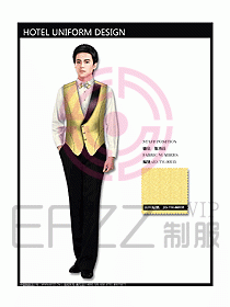 西餐服務(wù)員制服設(shè)計效果圖718