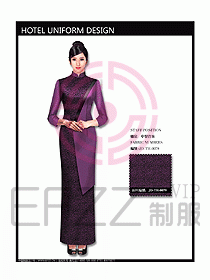 中餐咨客服裝設(shè)計效果圖553