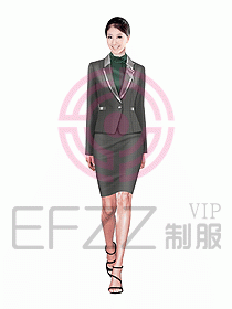 女職業(yè)裝設(shè)計(jì)效果圖592