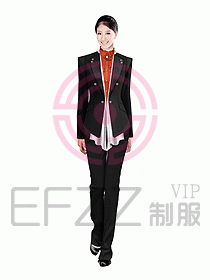 女職業裝設計效果圖596