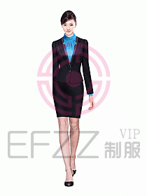 女職業裝設計效果圖606