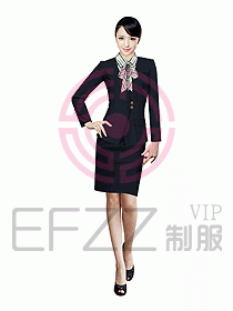 女職業裝設計效果圖619