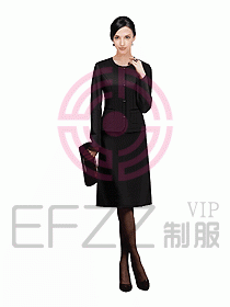 女職業裝設計效果圖628