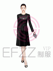 女職業裝設計效果圖630