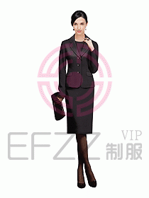 女職業裝設計效果圖626