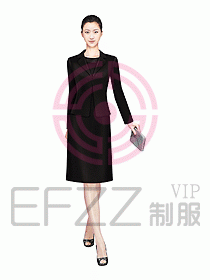 女職業裝設計效果圖632