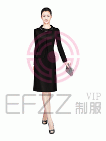 女職業裝設計效果圖631