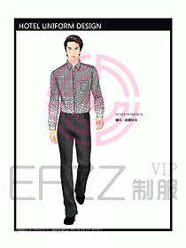 酒店總臺大堂制服設計圖416