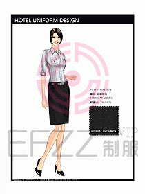 酒店總臺大堂制服設計圖421