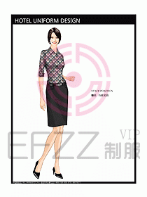 酒店行政管理制服設(shè)計(jì)效果圖298