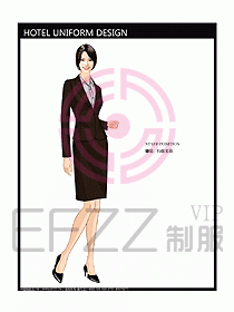 酒店行政管理制服設(shè)計(jì)效果圖302