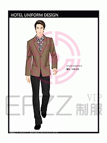 酒店行政管理制服設計效果圖299