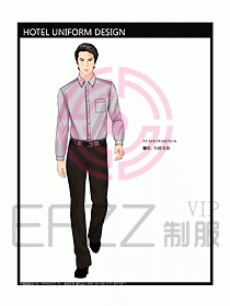 酒店行政管理制服設計效果圖301