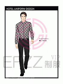 酒店行政管理制服設計效果圖300