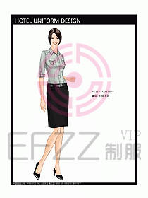 酒店行政管理制服設計效果圖308