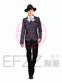 酒店門童制服設計效果圖619