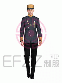 酒店門童制服設(shè)計效果圖629