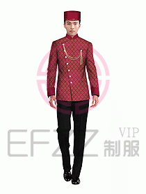 酒店門童制服設計效果圖632