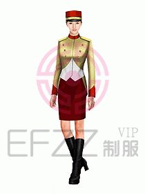 酒店門童制服設計效果圖639