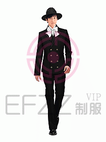 酒店門童制服設計效果圖647