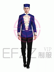 酒店門童制服設(shè)計效果圖655