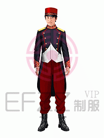 酒店門童制服設(shè)計效果圖656