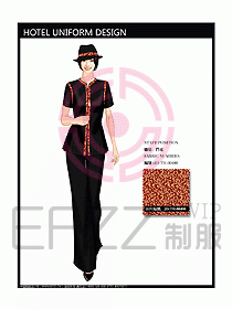 酒店門童制服設計效果圖662