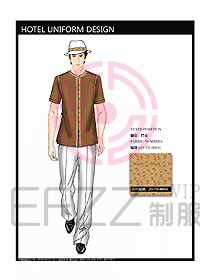 酒店門童制服設計效果圖668