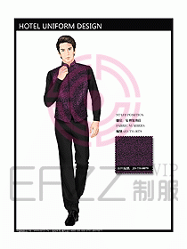 酒店西餐服務生制服設計圖753