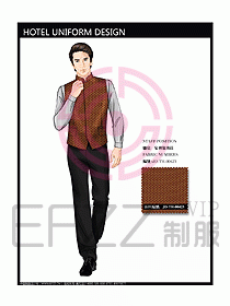 酒店西餐服務(wù)生制服設(shè)計圖748