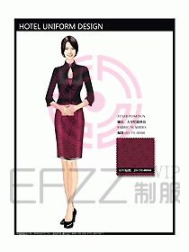 酒店中餐服務(wù)員制服設(shè)計(jì)圖1200