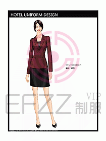 酒店經理服裝設計效果圖311