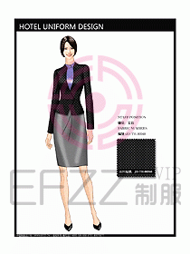 前臺(tái)服務(wù)生制服設(shè)計(jì)效果圖459