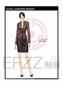 前臺(tái)服務(wù)生制服設(shè)計(jì)效果圖467