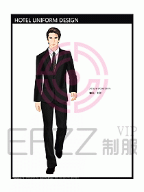 前臺(tái)服務(wù)生制服設(shè)計(jì)效果圖494