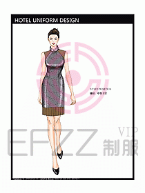 酒店中餐領(lǐng)班制服設(shè)計(jì)圖089