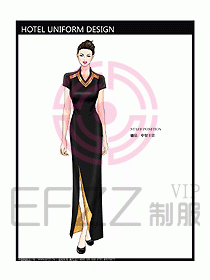 酒店中餐領班制服設計圖093