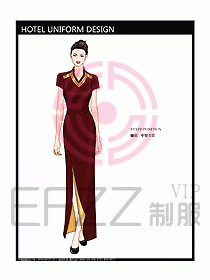 酒店中餐領班制服設計圖094