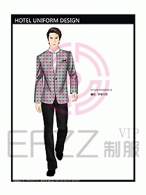 酒店中餐領班制服設計圖100