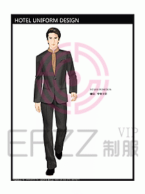 酒店中餐領(lǐng)班制服設(shè)計(jì)圖095