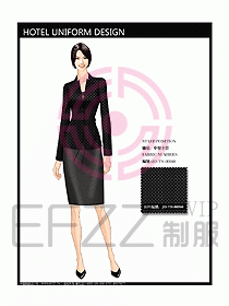 酒店中餐領班制服設計圖097
