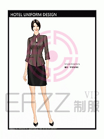 酒店中餐服務(wù)員制服設(shè)計圖1213