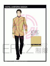 酒店中餐服務員制服設計圖1216