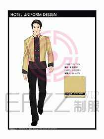 酒店中餐服務員制服設計圖1251