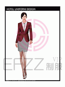 女時尚秋冬職業裝設計圖640